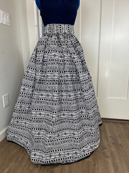 African Skirt/Ankara Skirt/African Clothing/VA34