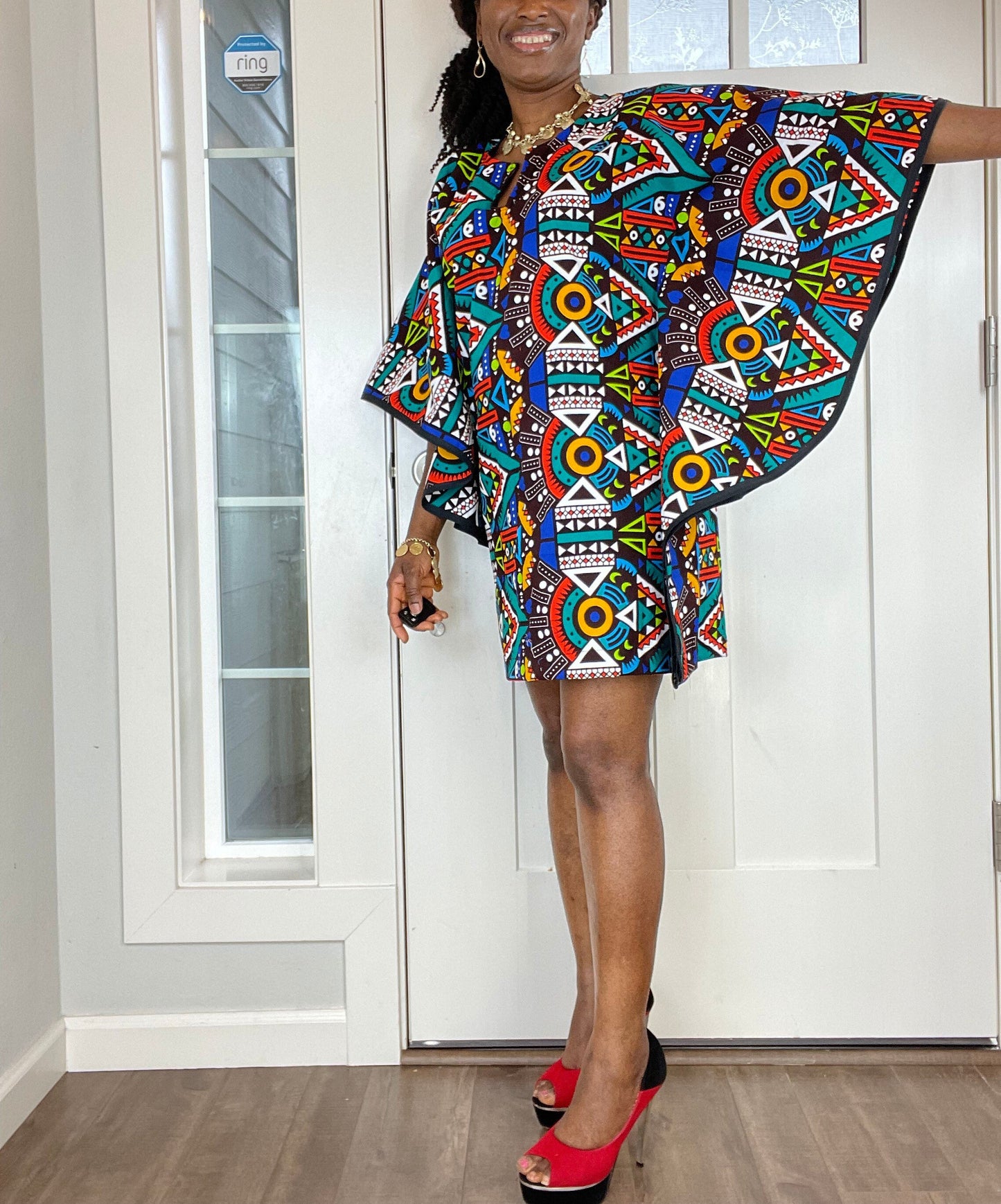 African Dress/Plus Size Dress/Dress/African Clothing/PK4