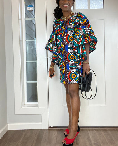 African Dress/Plus Size Dress/Dress/African Clothing/PK4
