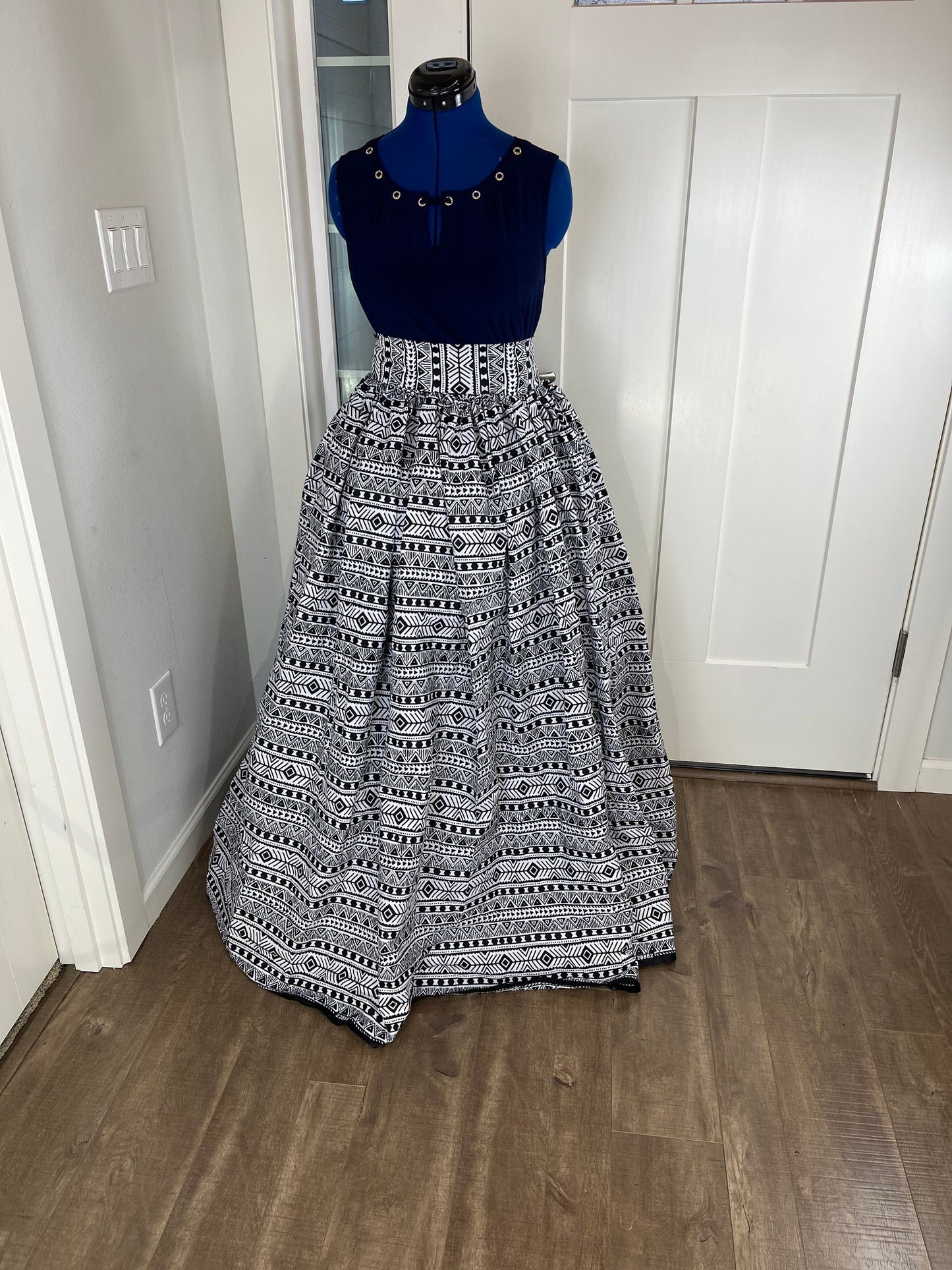 African Skirt/Ankara Skirt/African Clothing/VA34