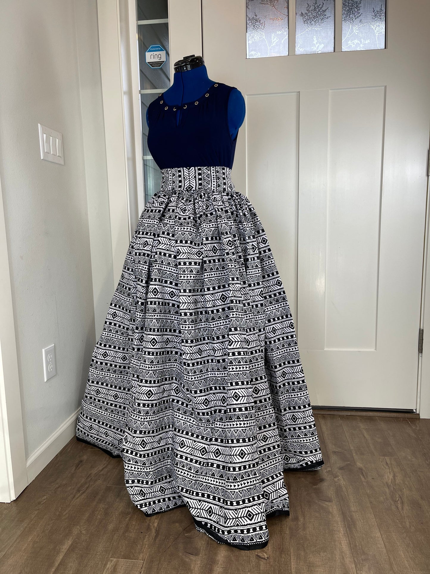 African Skirt/Ankara Skirt/African Clothing/VA34