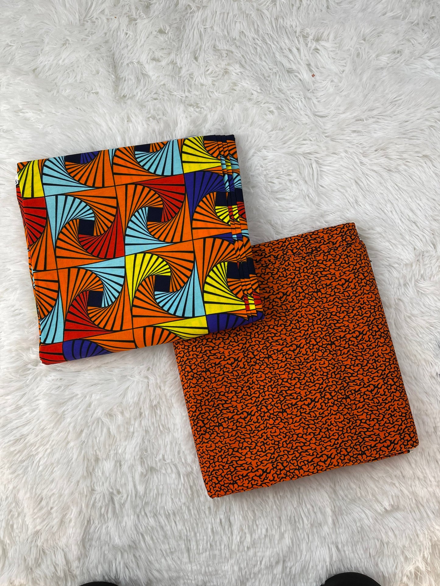 Mix and matched African Fabric/African prints/ Ankara fabric/ African fabric by the yard/ Wax prints/ African fabric for apparel/MK433e