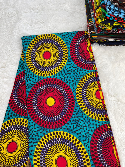 Patched work African Fabric/African prints/ Ankara fabric/ African wax/Hollandais/ Blue and white African Kente/ blue and white fabric/MK788