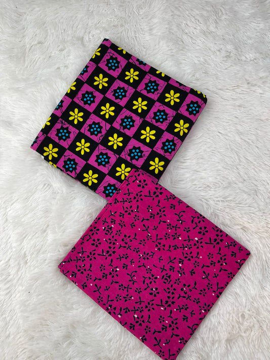 Mix and matched African Fabric/Ankara fabric/ African fabric by the yard/ Wax prints/ African fabric for apparel/MK431/Ankara/African Print