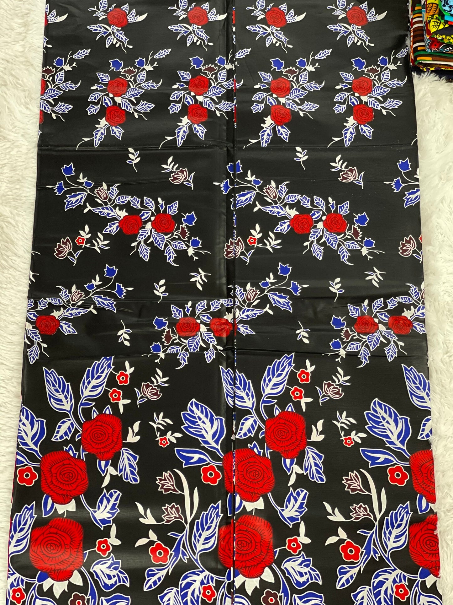 Multicolor African Fabric/African prints/ Ankara fabric/ African wax/Hollandais/ African fabric/ African fabric 6 yards/FG90