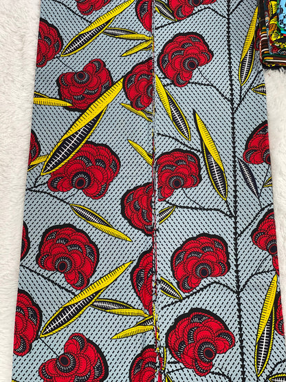 African Fabric/African prints/ Ankara fabric/ African wax/Hollandais/African fabric per yard/Danshiki African fabric/MK850