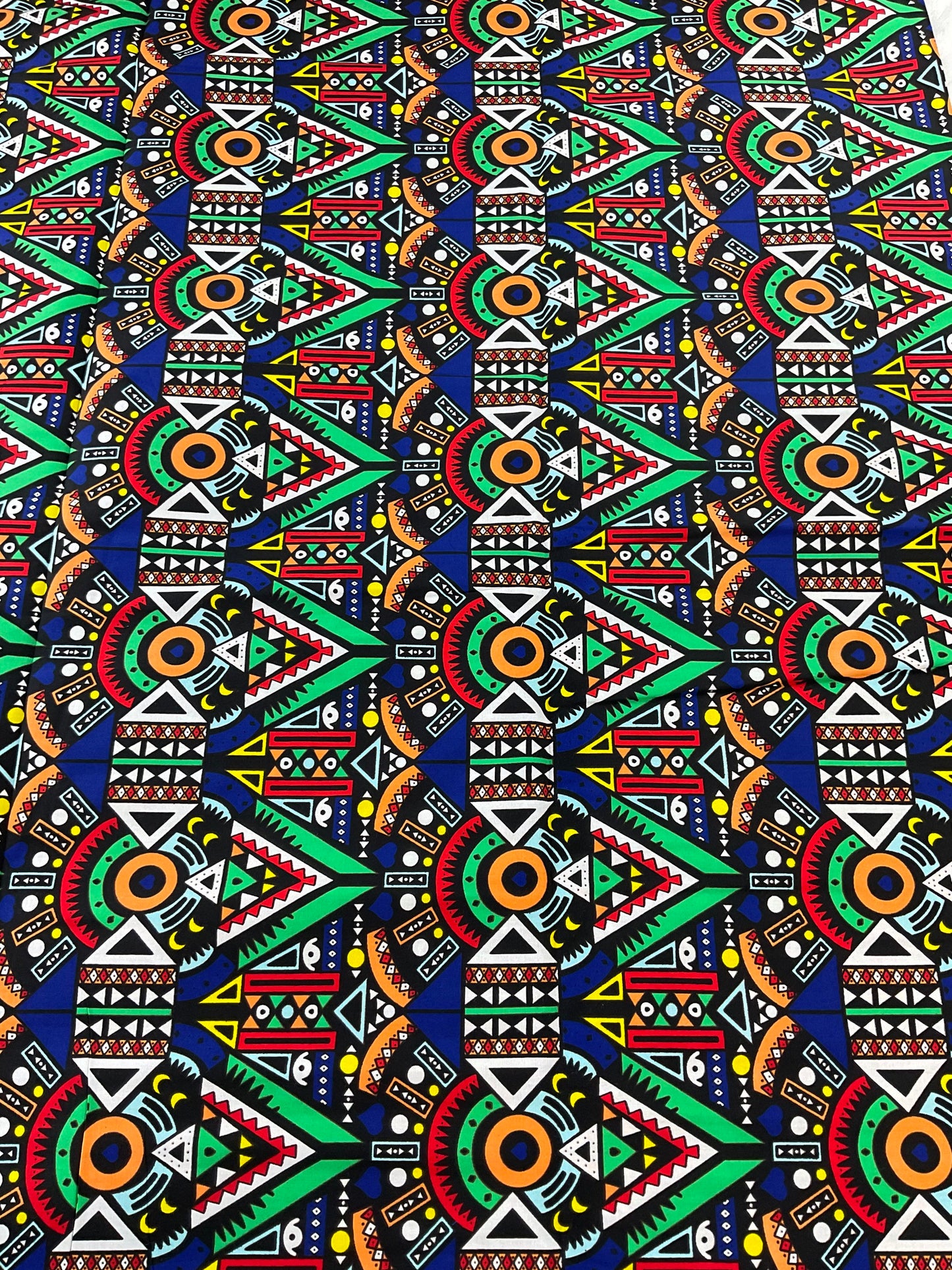African Fabric/African prints/ Ankara fabric/ African fabric by the yard/African clothing/African fabric 6 yards/MK437