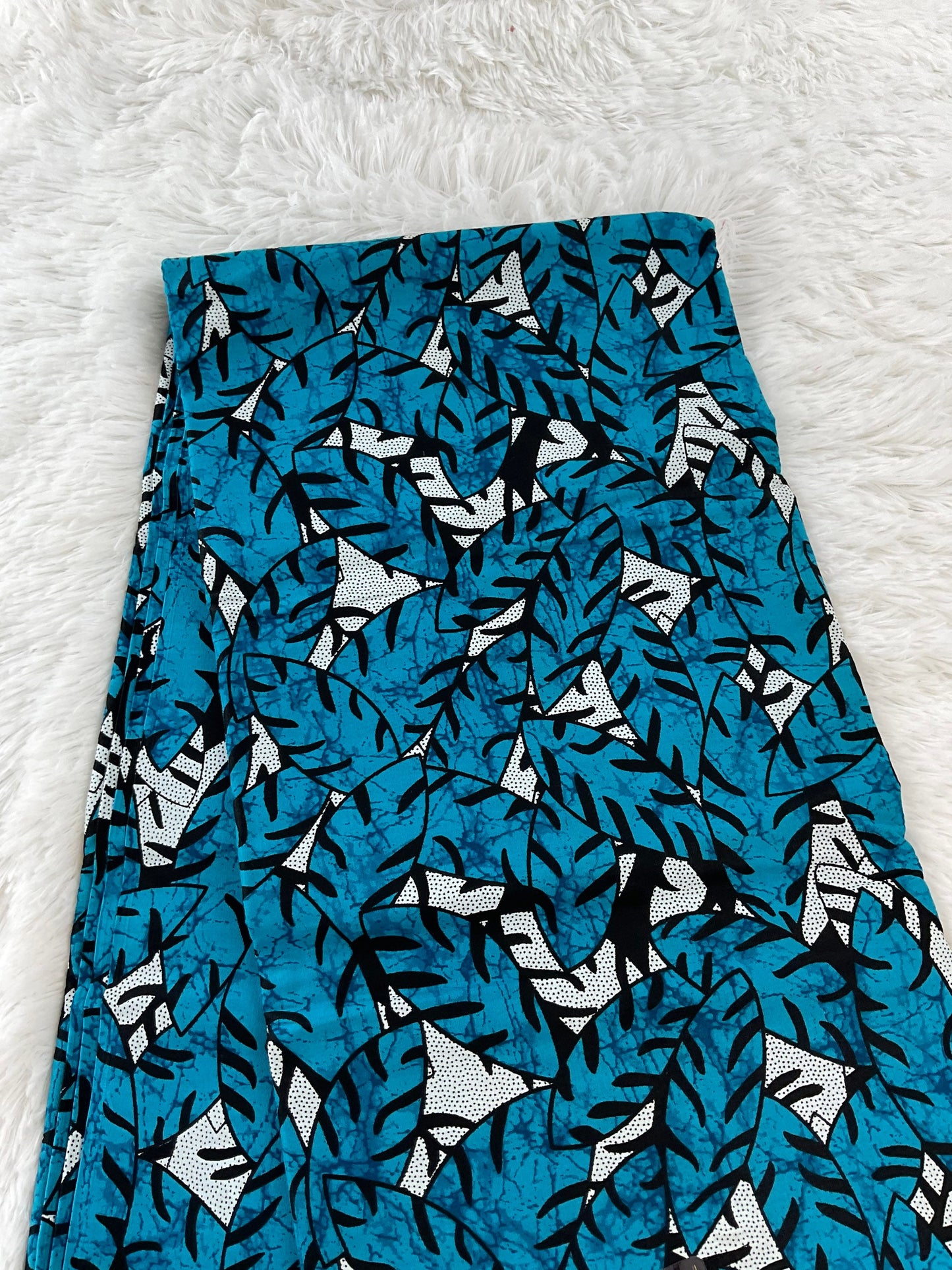 African Fabric 6 Yards/Ankara fabric/ Ankara fabric by the yard/African wax/Hollandais/BLUE African Fabric/MK803