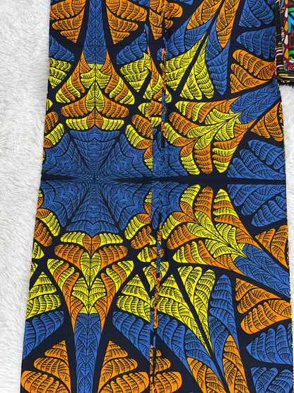 African Fabric/African prints/ Ankara -African wax/Hollandais/African fabric/ African fabric 6 yards/MK599