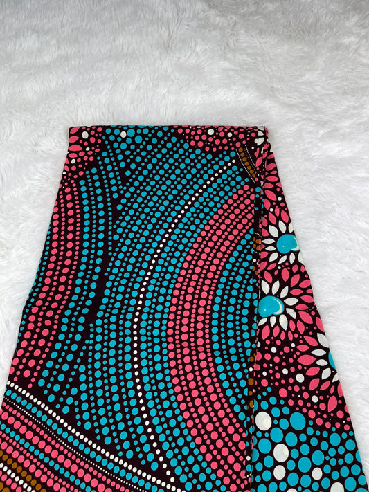 African Print/African Fabric/Ankara Print/Ankara Fabric/Ankara By The Yard/African Print Fabric/Crafts Fabric/MK407/Cotton/African Clothing/
