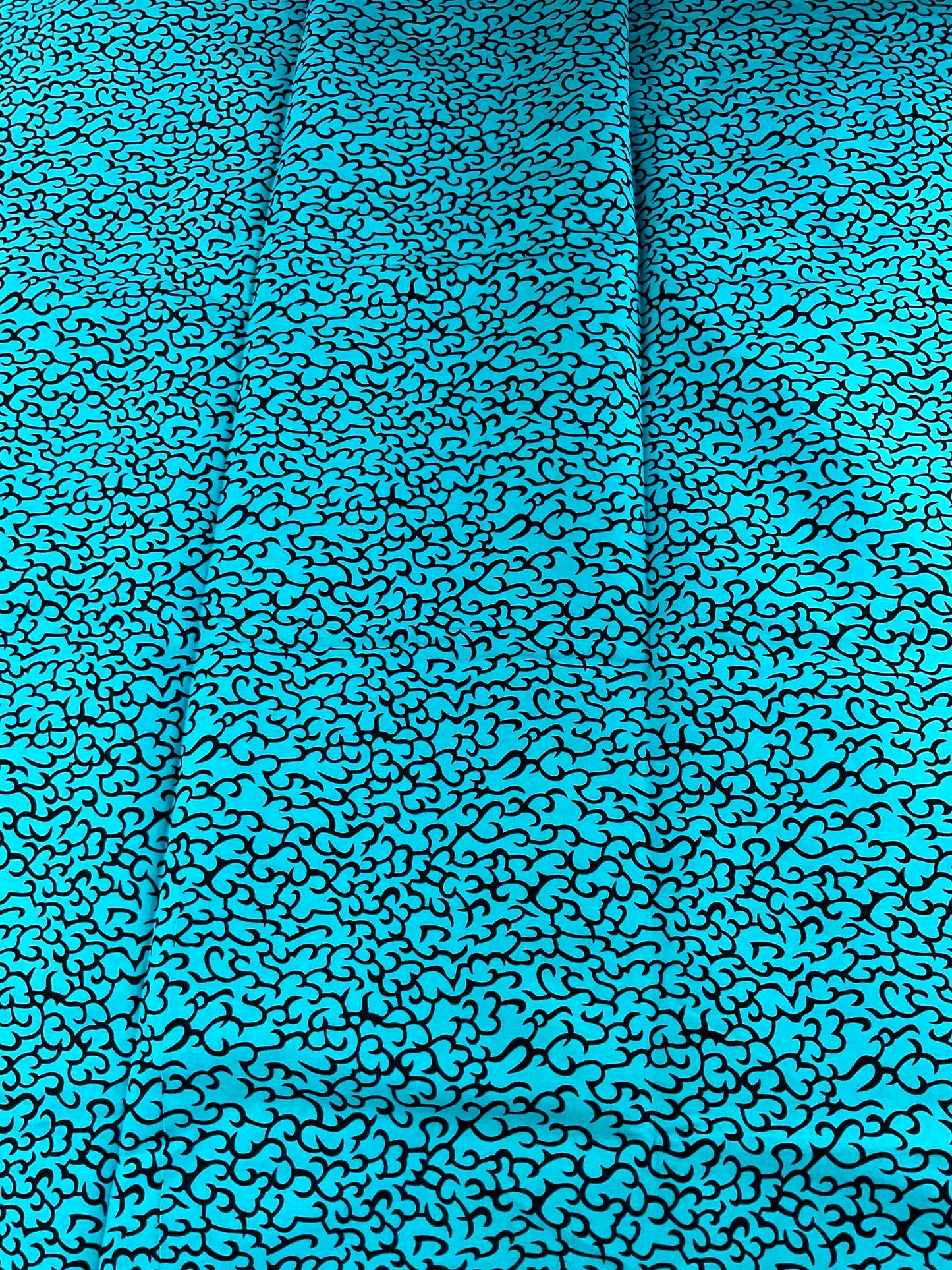 Teal African Fabric/African prints/ Ankara fabric/ African fabric per yard/ African fabric for crafts/ African fabri/FG05g