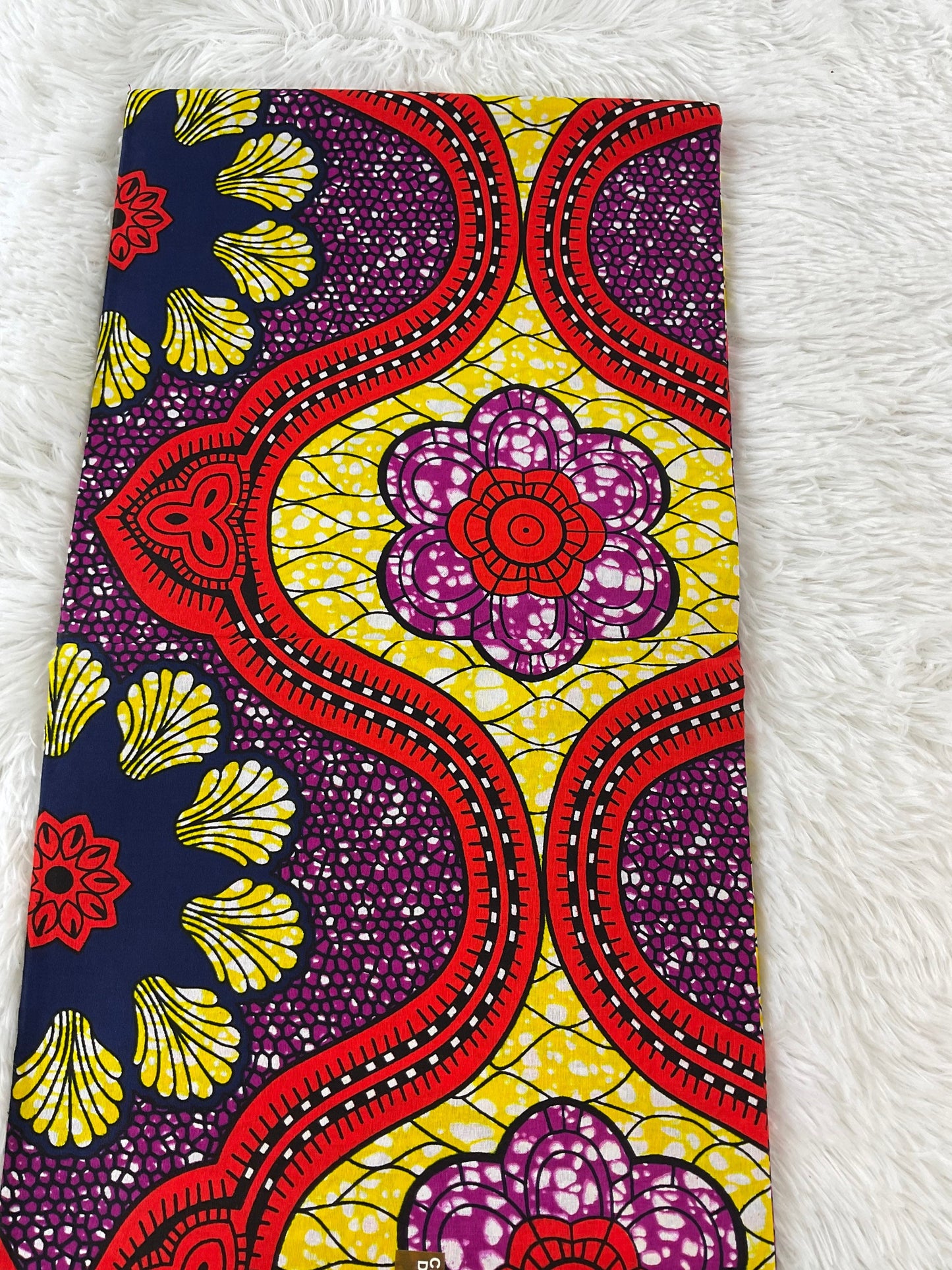 Multicolor African Fabric/African prints/ Ankara fabric/ African fabric per yard/ African fabric for crafts/ African fabri/FG10