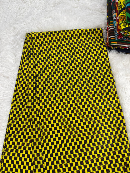 Mix and matched African Fabric/African prints/ Ankara fabric/ African fabric by the yard/ Wax prints/ African fabric for appare/MK432x