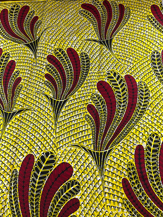 Multicolor African Fabric/African prints/ Ankara fabric/ African fabric per yard/ African fabric for crafts/ African fabri/DK012