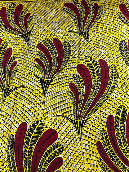Multicolor African Fabric/African prints/ Ankara fabric/ African fabric per yard/ African fabric for crafts/ African fabri/DK012
