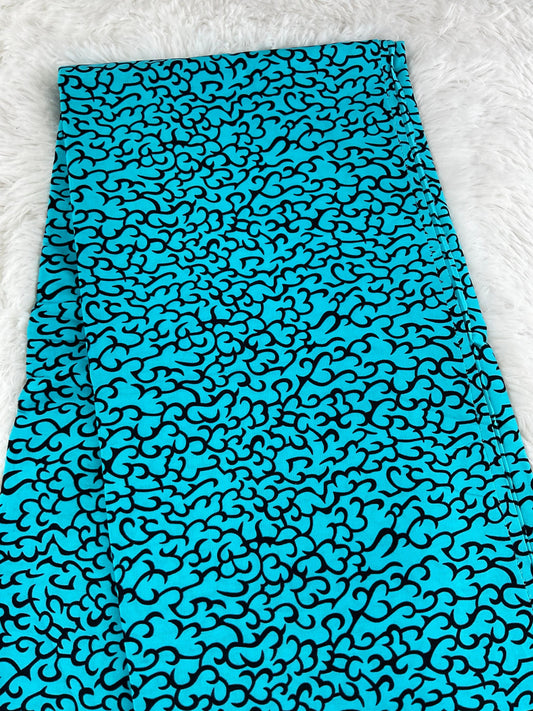 Teal African Fabric/African prints/ Ankara fabric/ African fabric per yard/ African fabric for crafts/ African fabri/FG05g