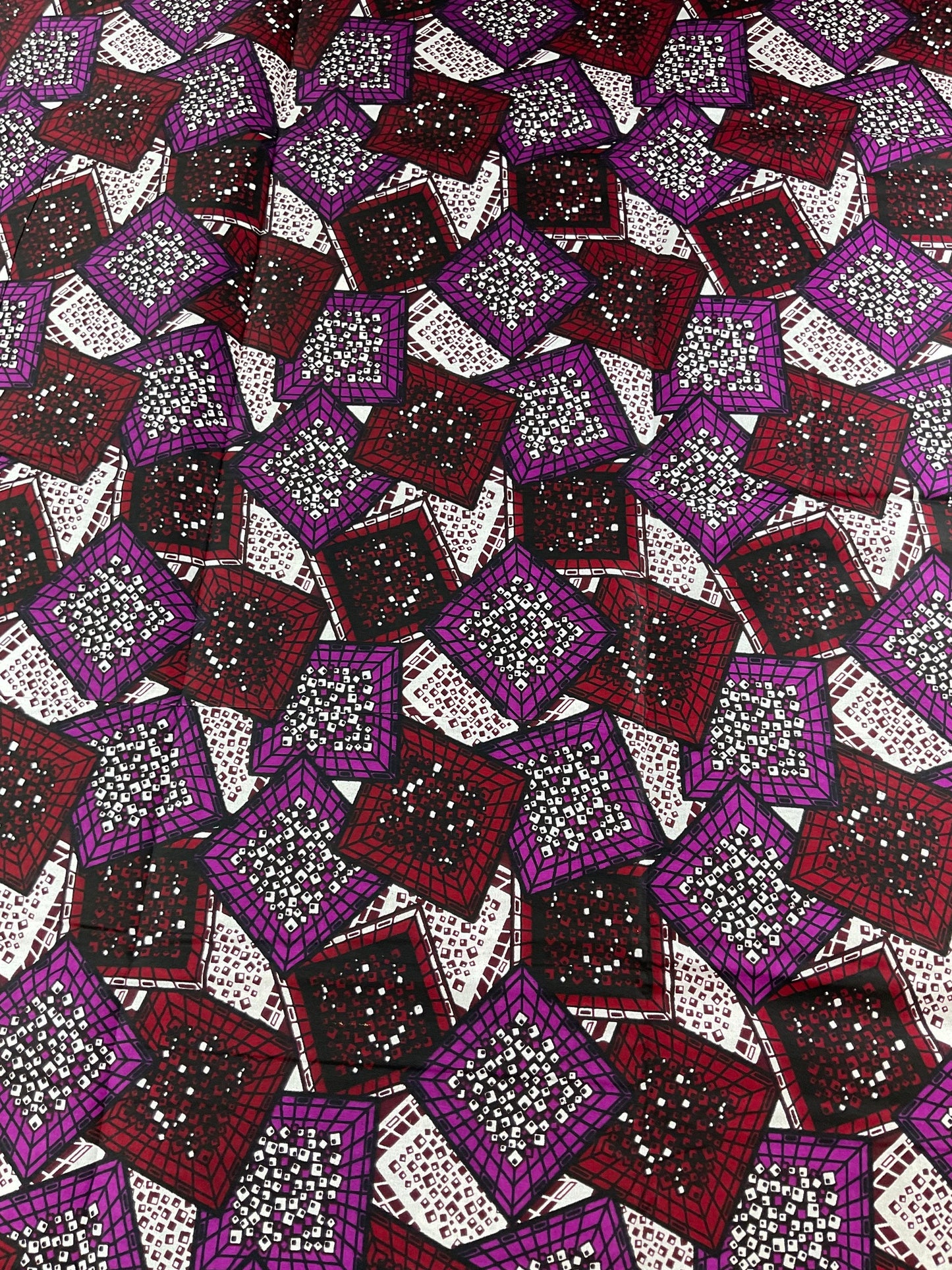 Purple African Fabric/African prints/ Ankara fabric/ African fabric per yard/ African fabric for crafts/ African fabri/DK25/danshiki fabric