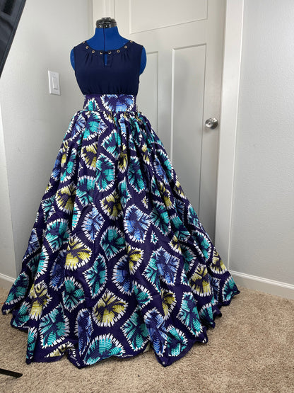 African skirt/Danshiki skirt/Ethnic skirt/VA91