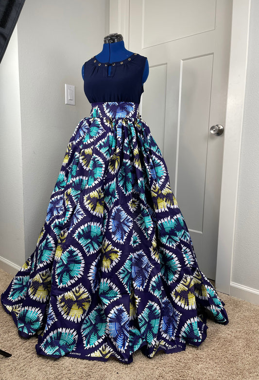 African skirt/Danshiki skirt/Ethnic skirt/VA91