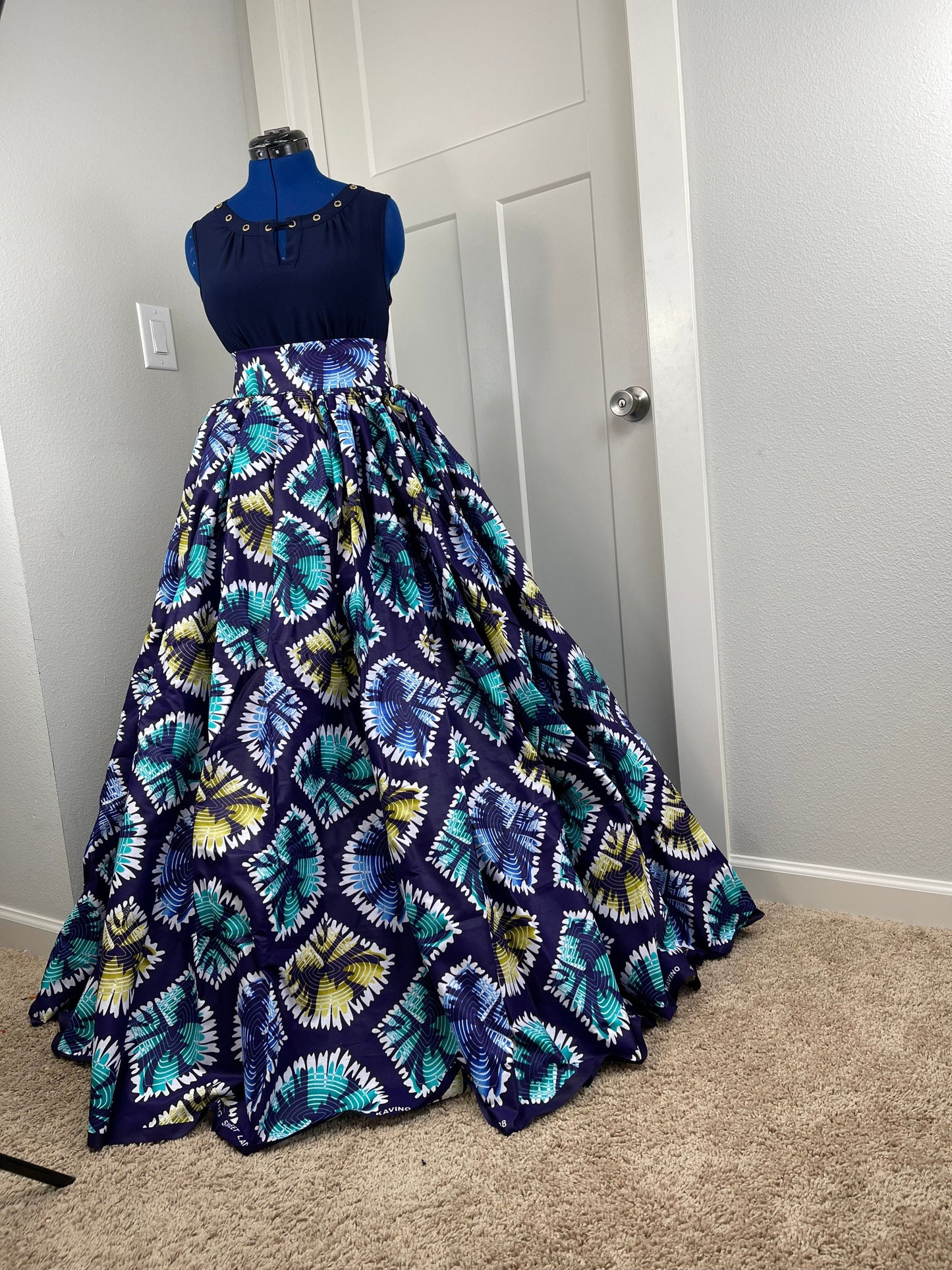 African skirt/Danshiki skirt/Ethnic skirt/VA91