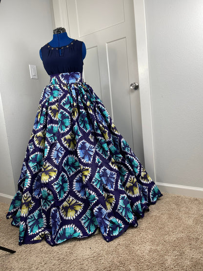 African skirt/Danshiki skirt/Ethnic skirt/VA91