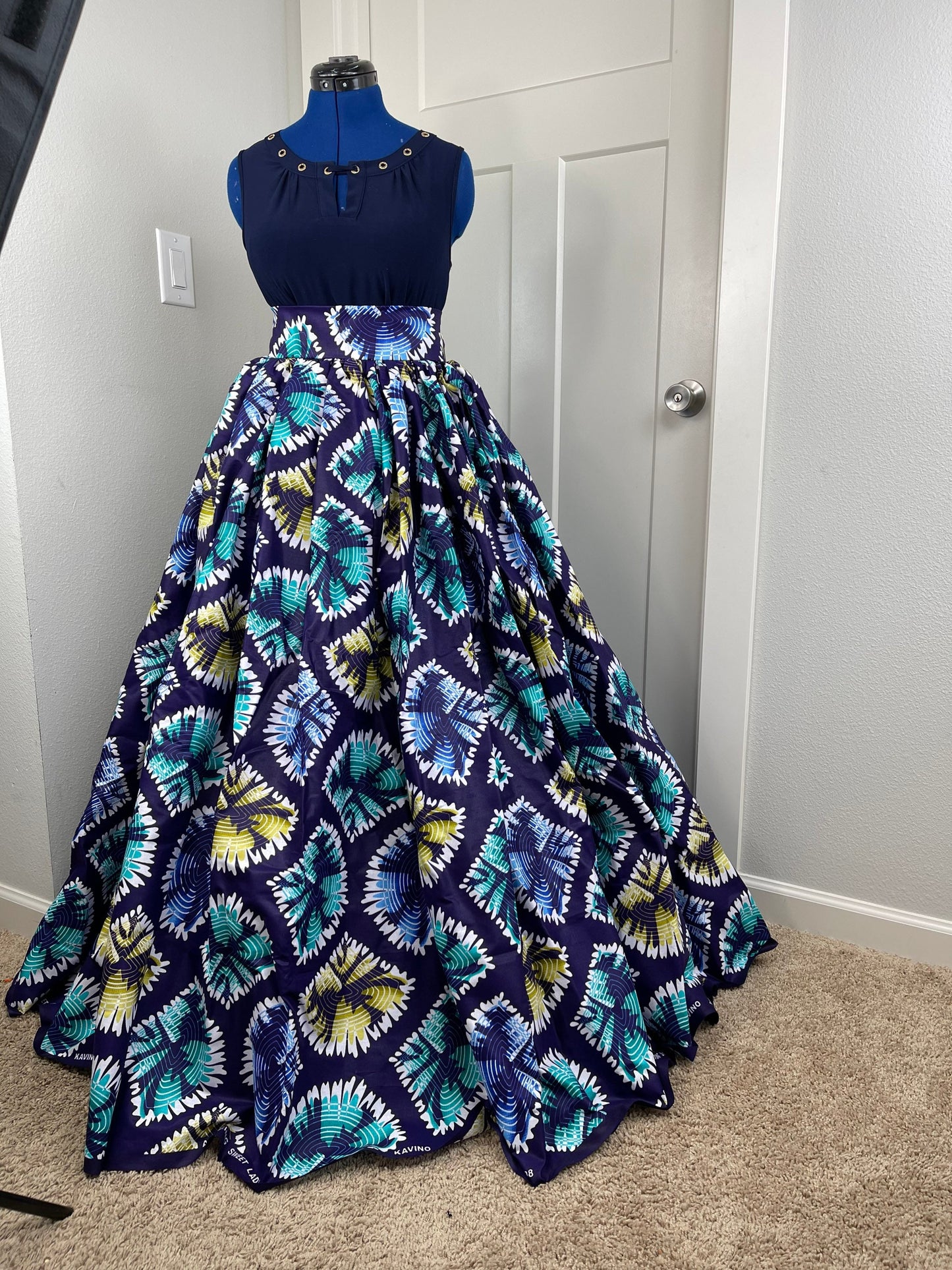 African skirt/Danshiki skirt/Ethnic skirt/VA91
