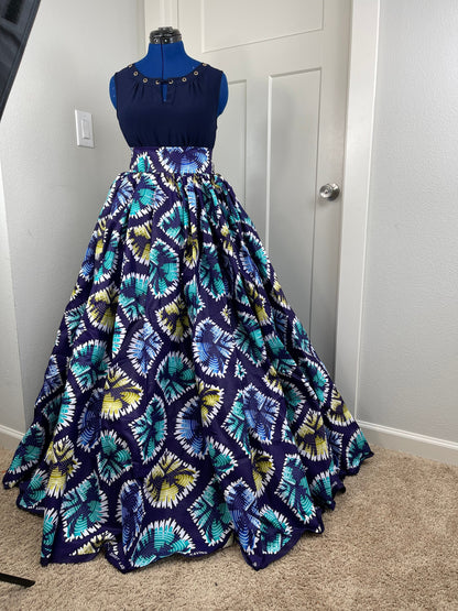 African skirt/Danshiki skirt/Ethnic skirt/VA91