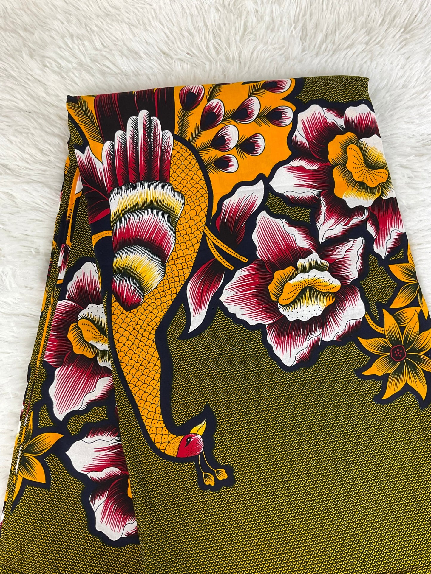 African Fabric/African prints/ Ankara fabric/ African wax/Hollandais/African fabric/ African fabric 6 yards/FG40a