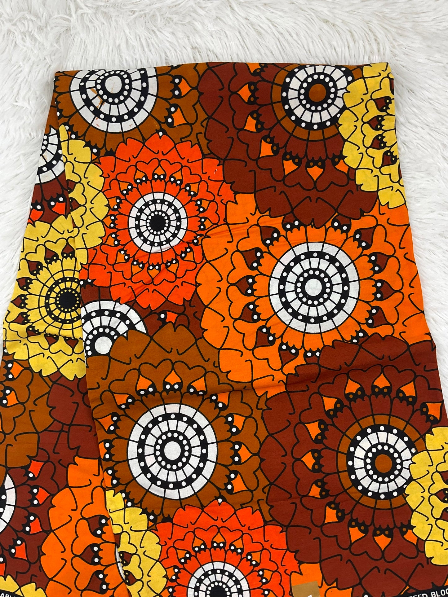 African Fabric/African prints/ Ankara fabric/ Wax print/ African fabric for decor/ African fabric for crafts/African headwrapMK610