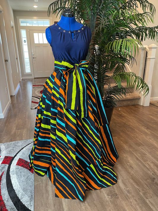 African Skirt/Ankara Skirt/African Clothing/CT6