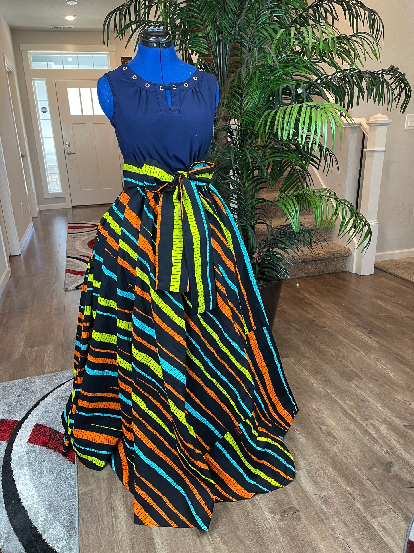 African Skirt/Ankara Skirt/African Clothing/CT6