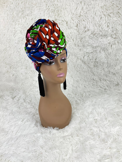 African Headwrap/Head Band/Headwrap/African Clothing/Head Piece/Head Scarf/Head Dress/Head Wraps For Women.
