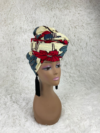 African Head wraps For Women/Headwrap/African Scarf/Head Piece/Head Scarf/Head Dress/Head Wraps For Women.