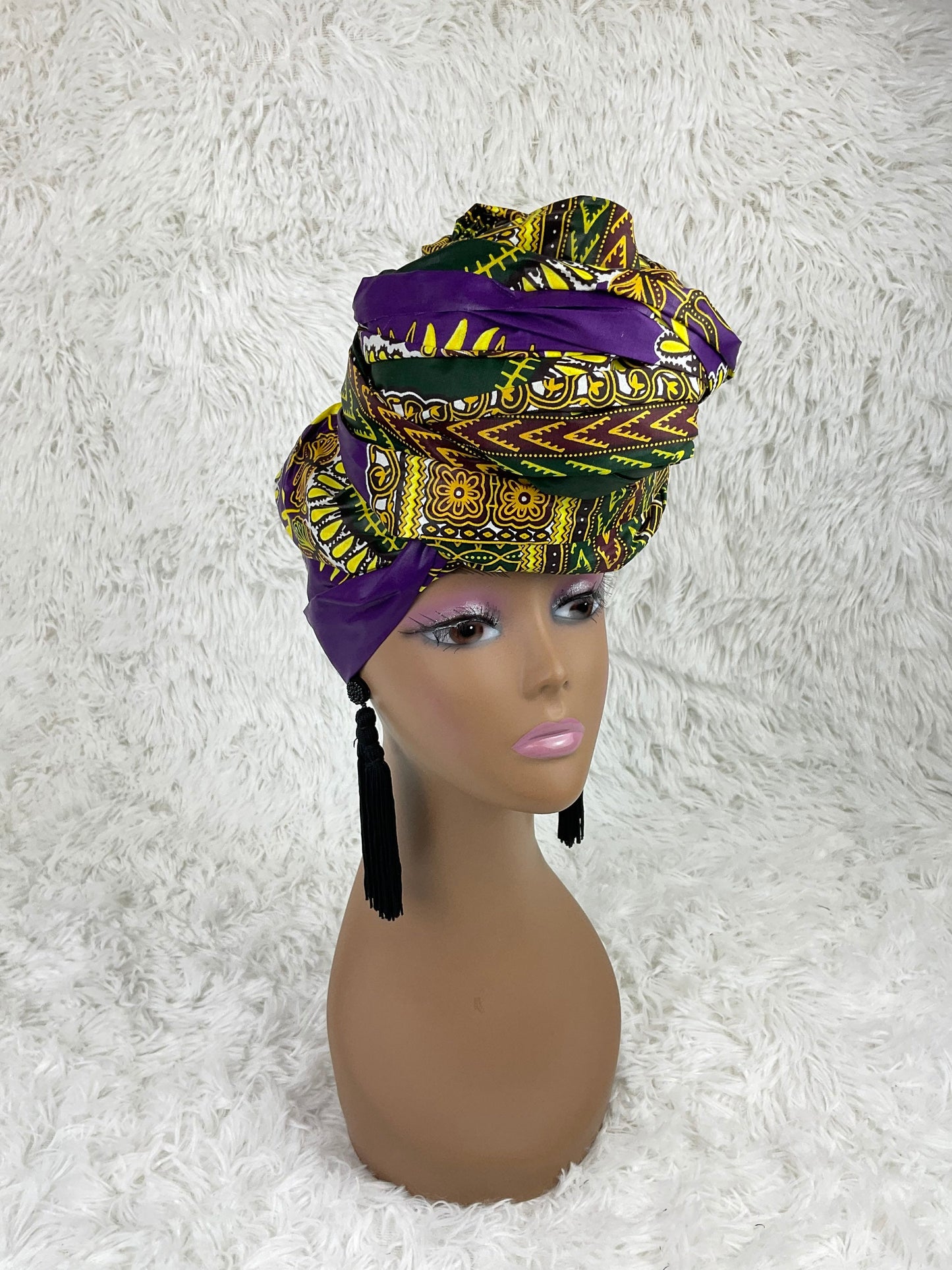 Ankara headwrap/African headwrap/African fabric/ African clothing/African scarf/ African headband/ turbans/ Hairpiece / head