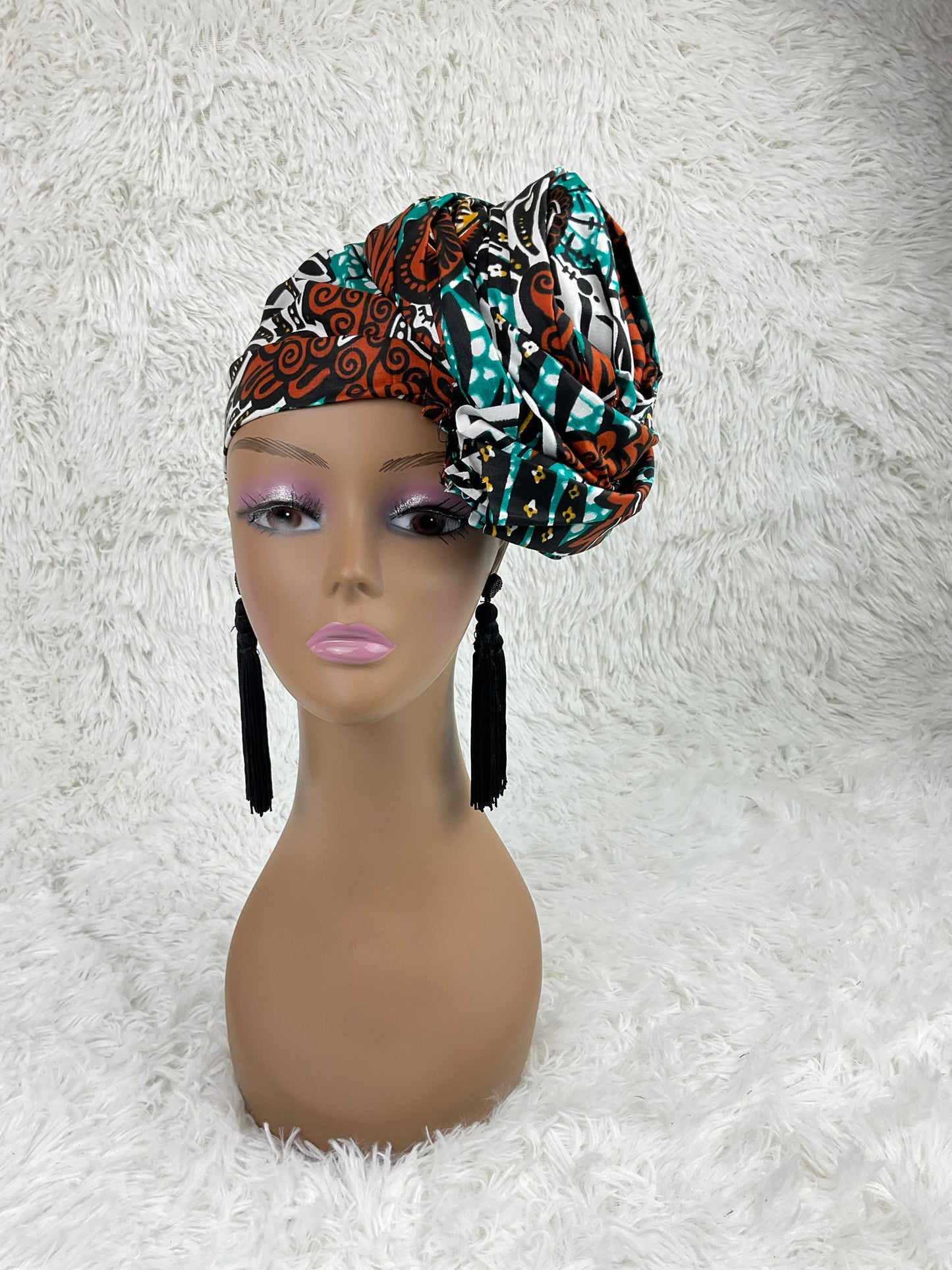 Ankara headwrap/African headwrap/African fabric/ African clothing/African scarf/ African headband/ turbans/ Hairpiece /