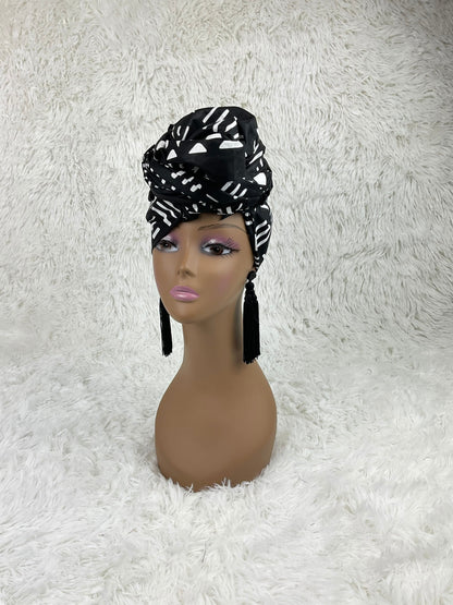 Ankara headwrap/African headwrap/African fabric/ African clothing/African scarf/ African headband/ turbans/ Hairpiece / head