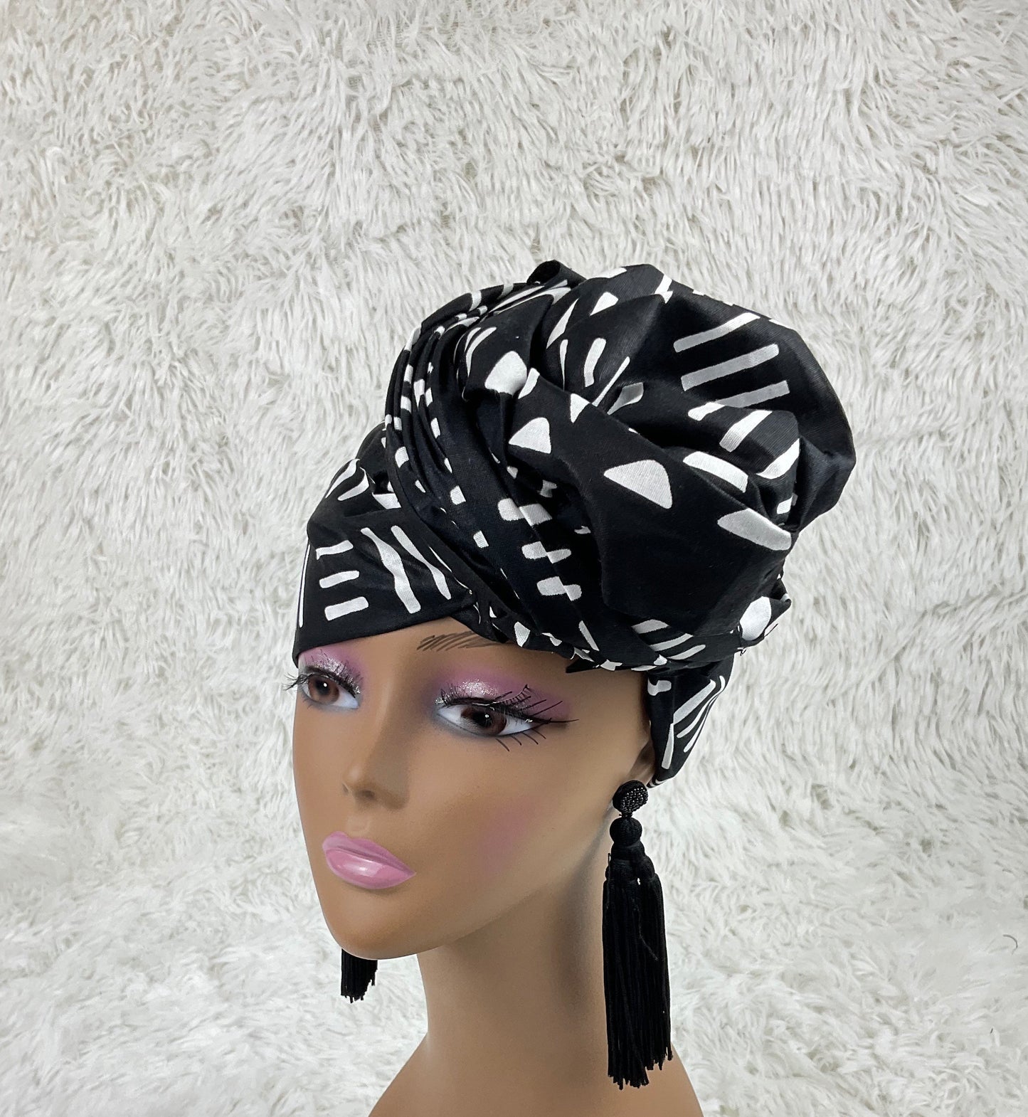 Ankara headwrap/African headwrap/African fabric/ African clothing/African scarf/ African headband/ turbans/ Hairpiece / head