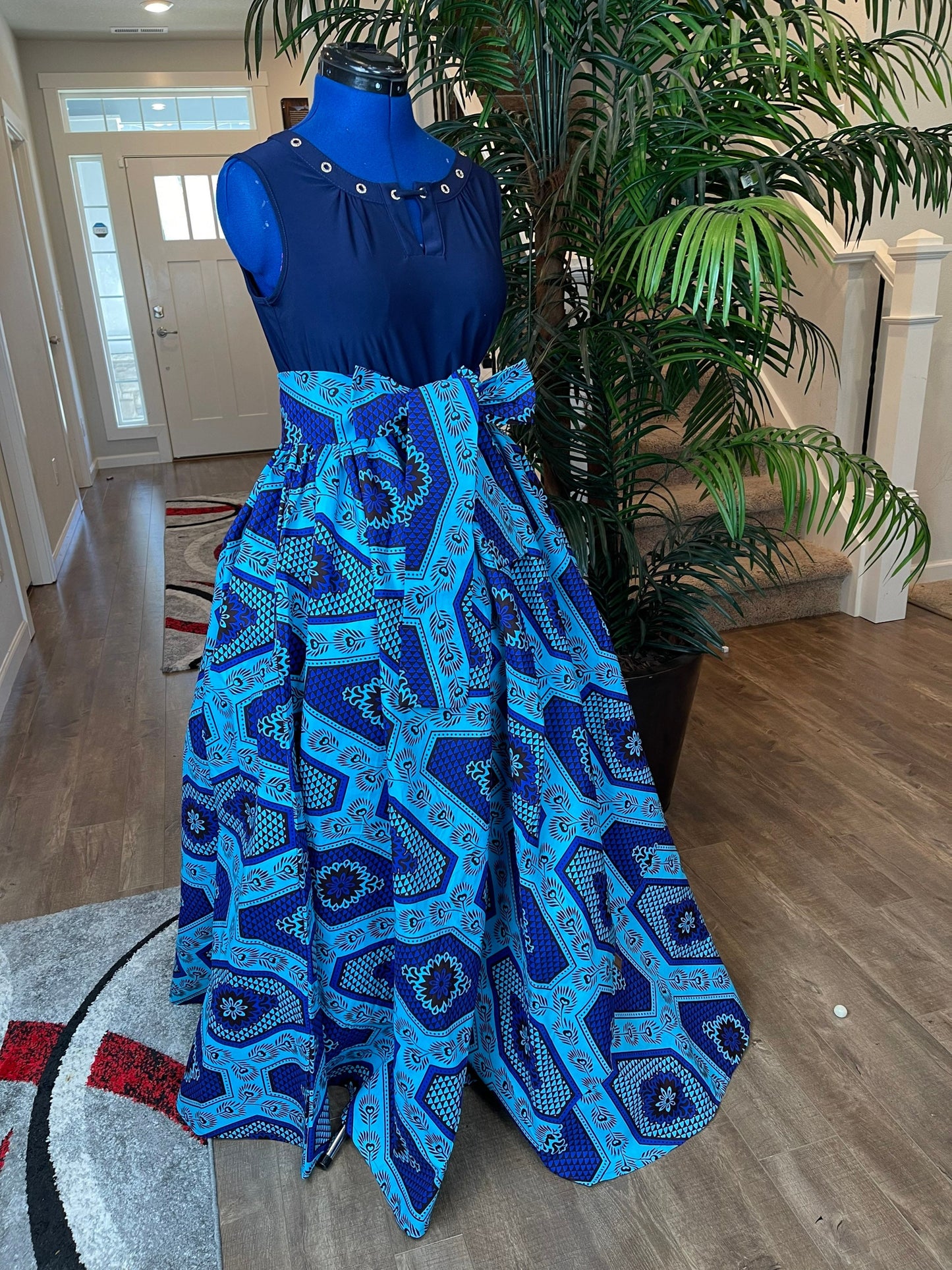 African Skirt/African Print Skirt/Boho Skirt/VA45