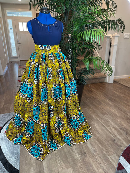 African skirt/Ankara Skirt/African Clothing/VA106