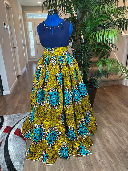African skirt/Ankara Skirt/African Clothing/VA106