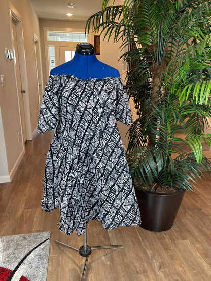African Dress/Plus Size Dress/African Clothing For Women/Black Dress/Ankara Dress/Black Dress/Dress