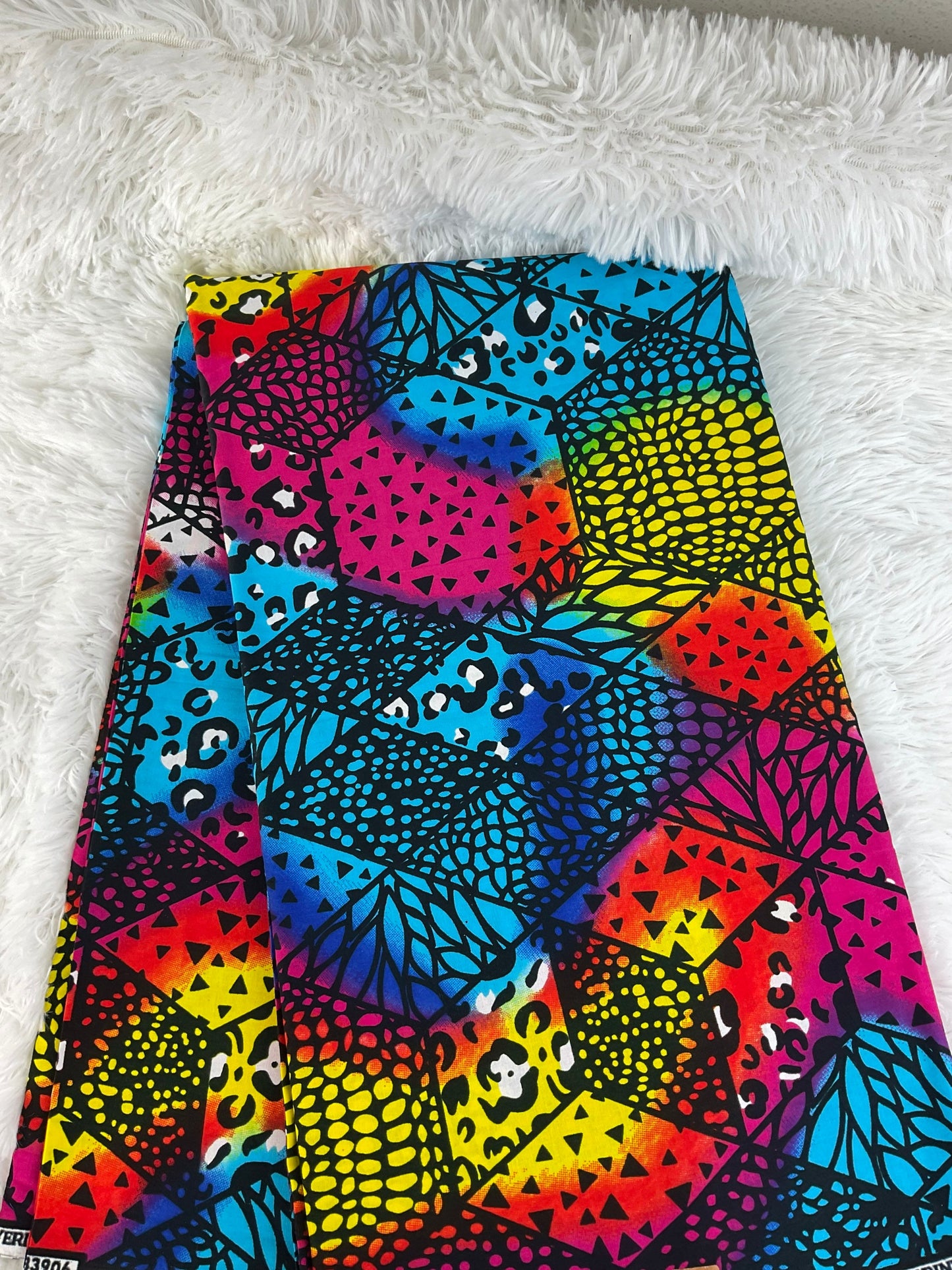 African Fabric/African prints/ Ankara fabric/ Wax print/ African fabric for decor/ African fabric for crafts/AfricanFG3D