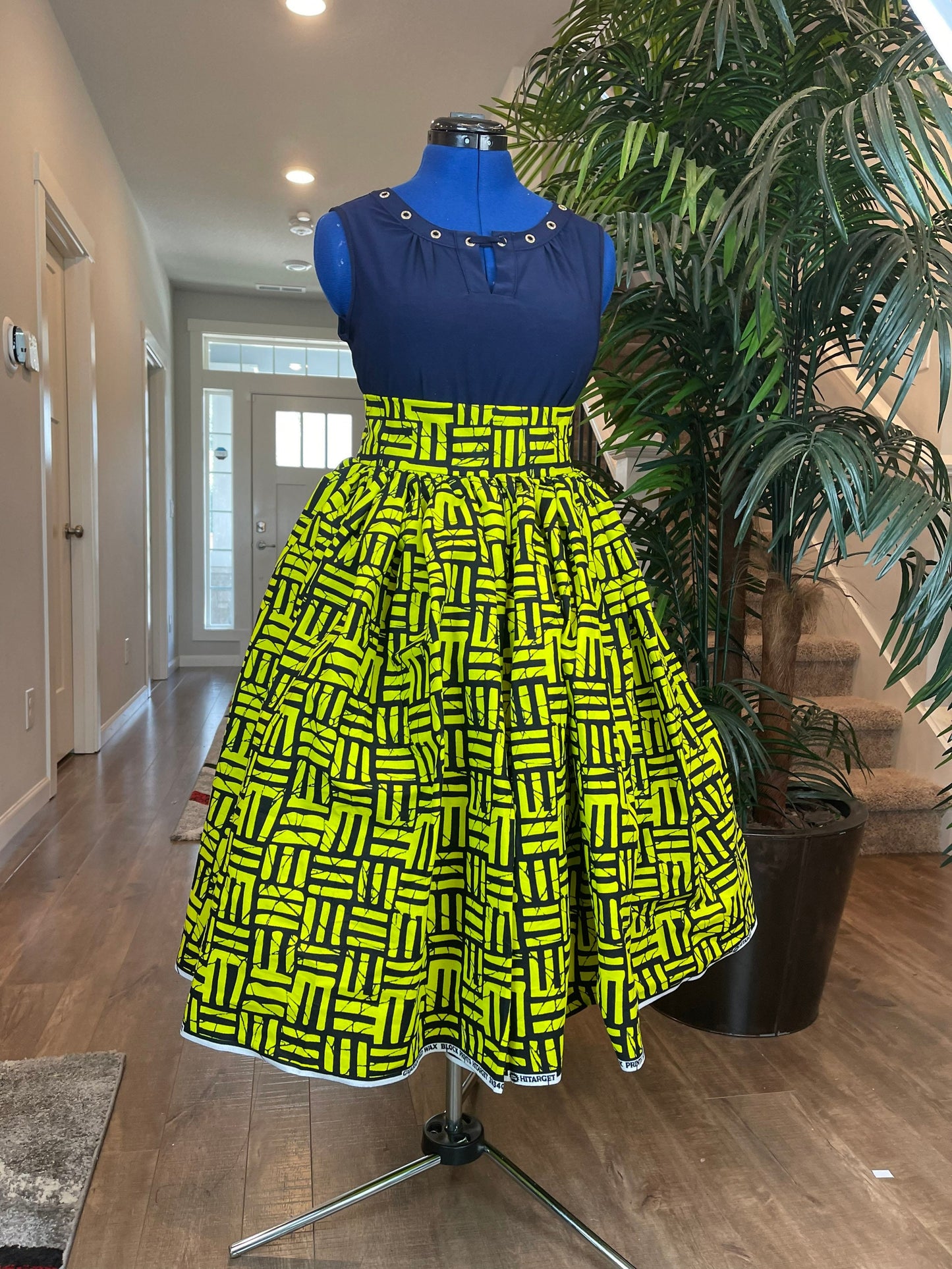 African Skirt/Maxi Skirt/Ankara Skirt/VA104/African Clothing