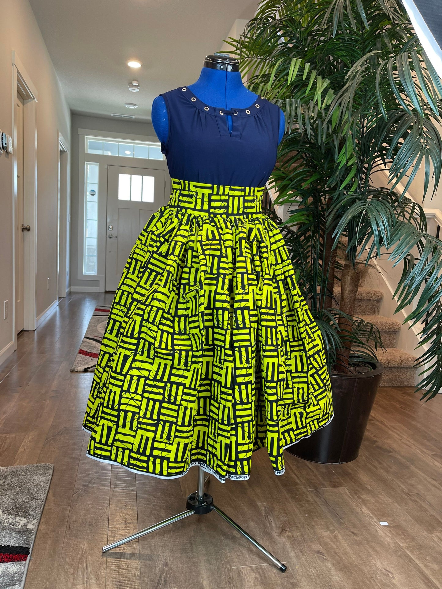 African Skirt/Maxi Skirt/Ankara Skirt/VA104/African Clothing