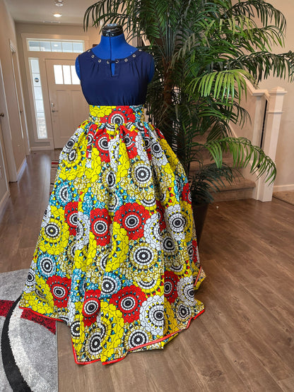 African Skirt/Ankara Skirt/African Clothing/VA40