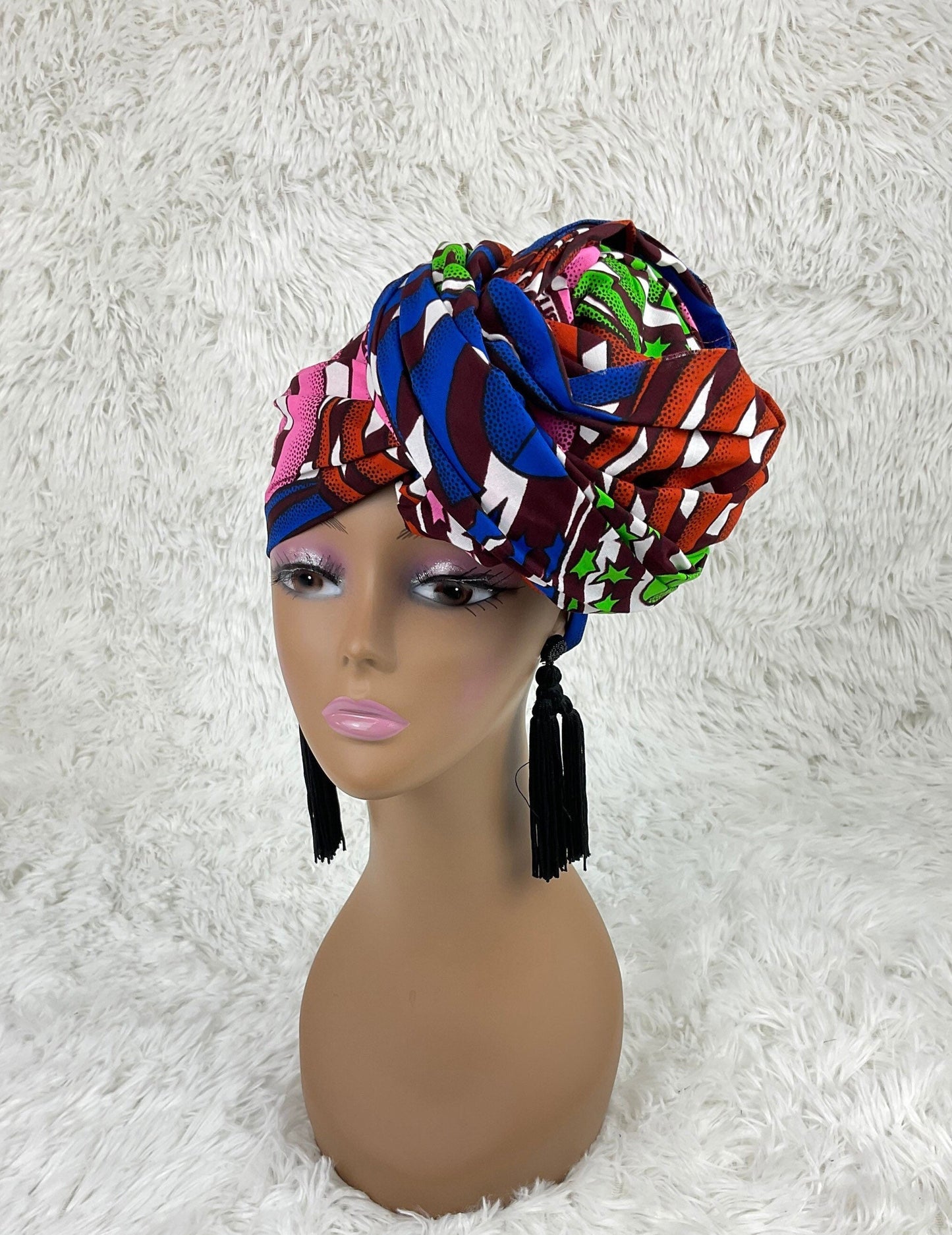 African Headwrap/Head Band/Headwrap/African Clothing/Head Piece/Head Scarf/Head Dress/Head Wraps For Women.
