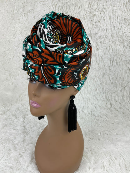Ankara headwrap/African headwrap/African fabric/ African clothing/African scarf/ African headband/ turbans/ Hairpiece /