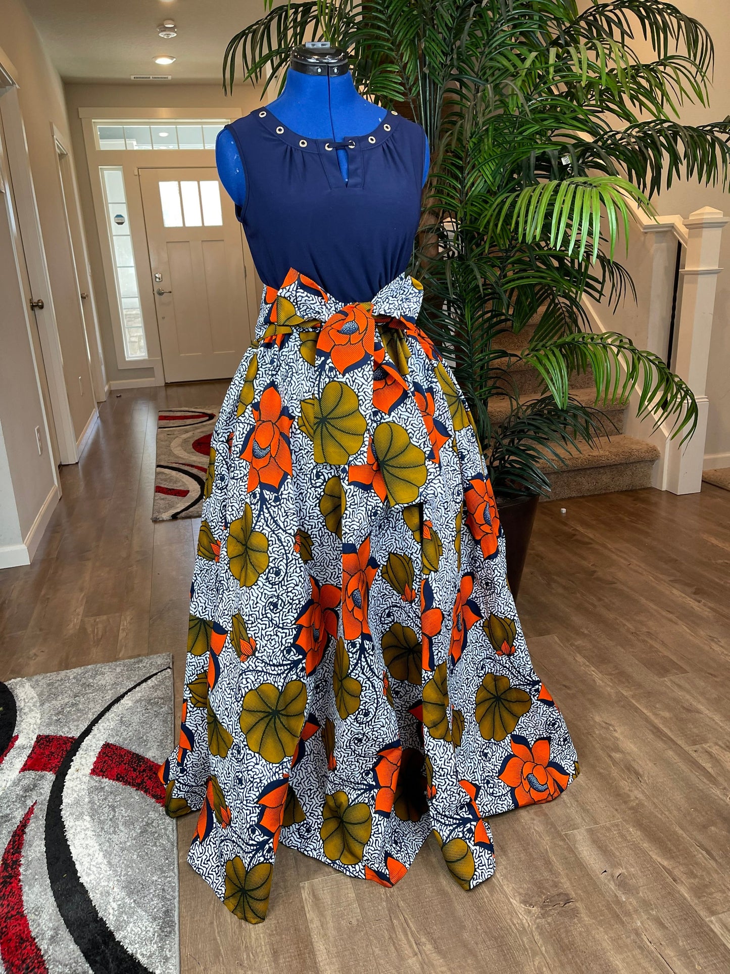 African Skirt/African Clothing For Women/African Print SkirtJT5