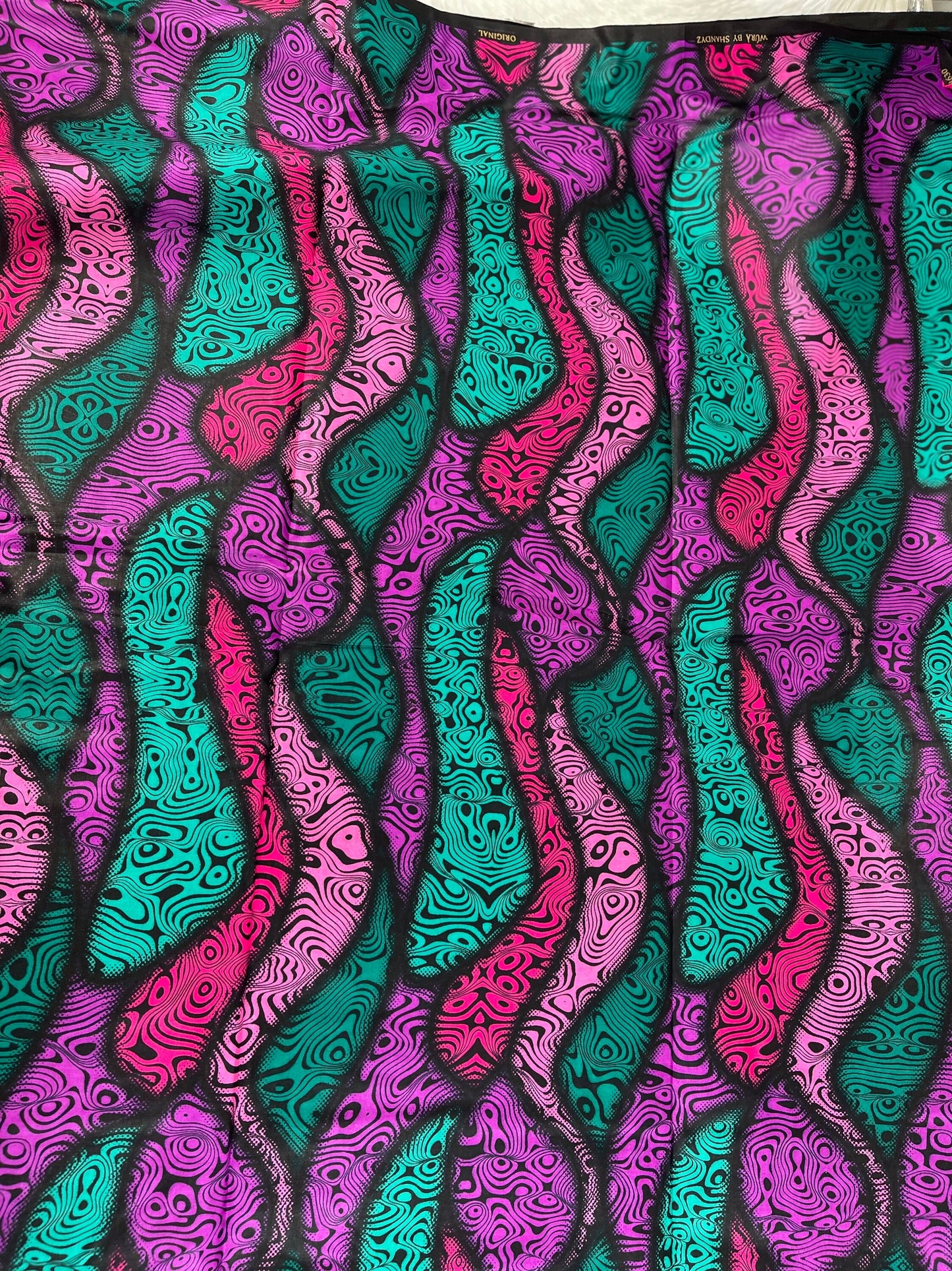 African print fabric /African fabric by the yard/ African clothing/Danshiki fabric/African headwrap/African fabric 6 yards/ fabric/GT5/Pink