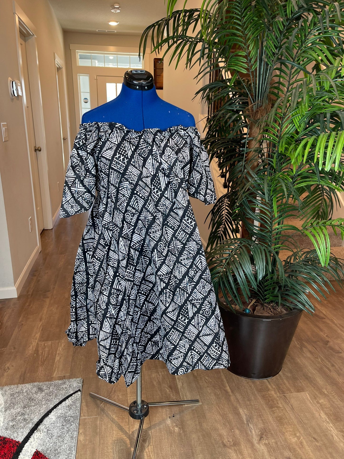 African Dress/Plus Size Dress/African Clothing For Women/Black Dress/Ankara Dress/Black Dress/Dress